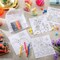 20 Sets Easter Activity for Kids 20 Pcs Easter Coloring Page with 20 Pack Coloring Pencils and Organza Bags